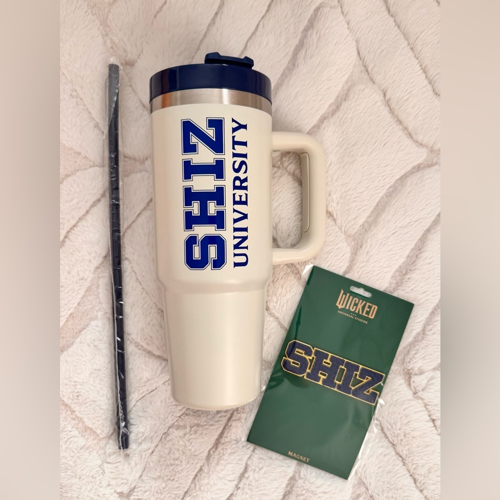 New WICKED 2pc - Shiz University Tumbler AND Magnet